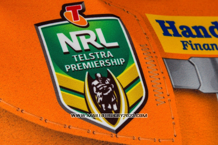 Maillot Wests Tigers Rocket Raccoon Marvel Rugby 2017 Gris Orange